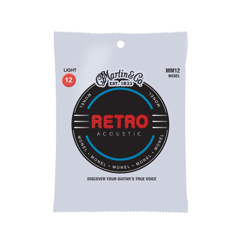 Martin Retro Monel - Nickel Copper Acoustic Strings | Select Gauge