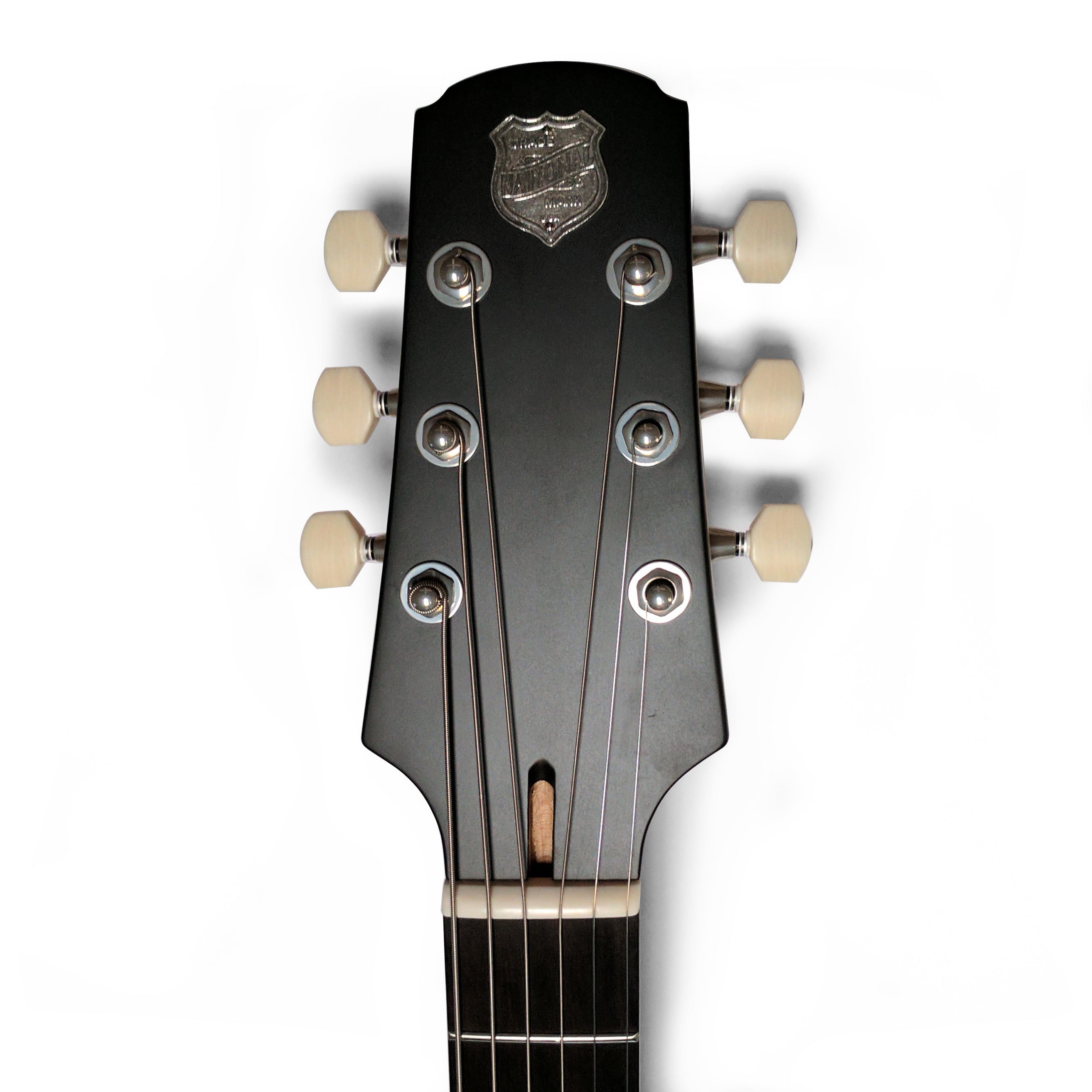 National Pioneer RP1 Black Rust Resonator Electric Guitar