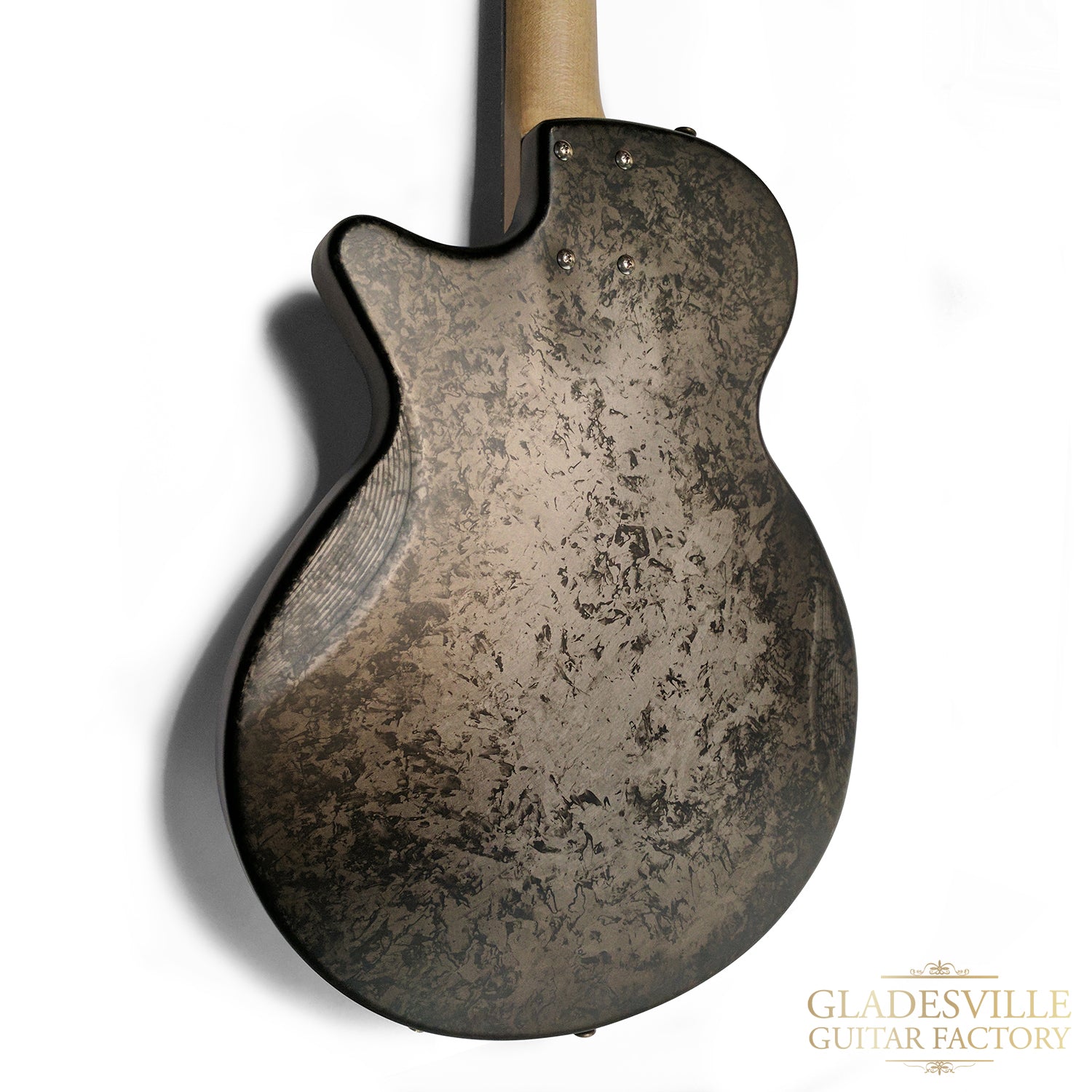 National Pioneer RP1 Black Rust Resonator Electric Guitar