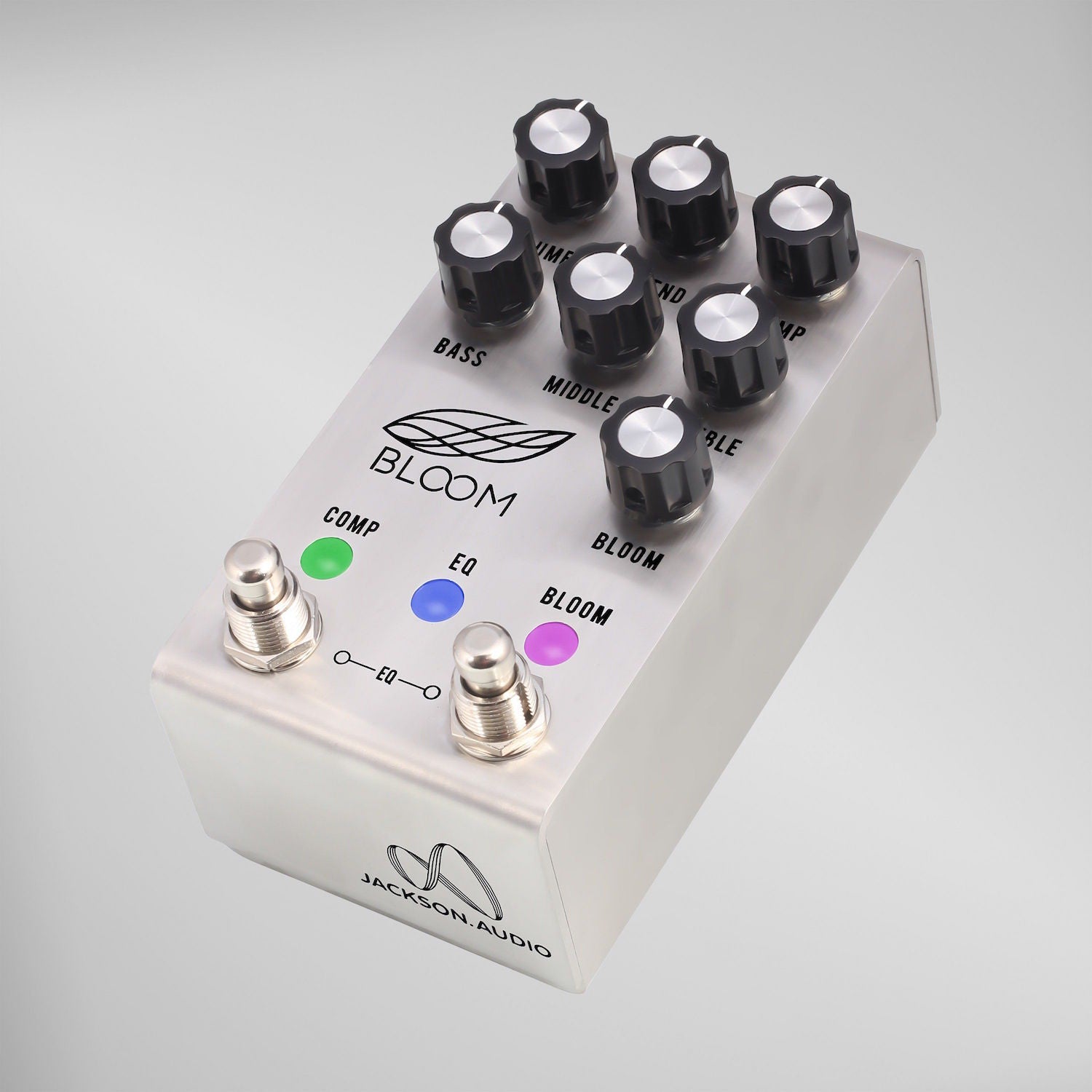 Jackson Audio Bloom V2 Compressor EQ Boost Pedal Silver
