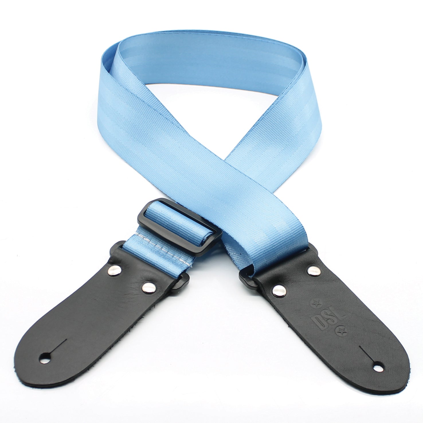 DSL Seat Belt Webbing - Light Blue Strap