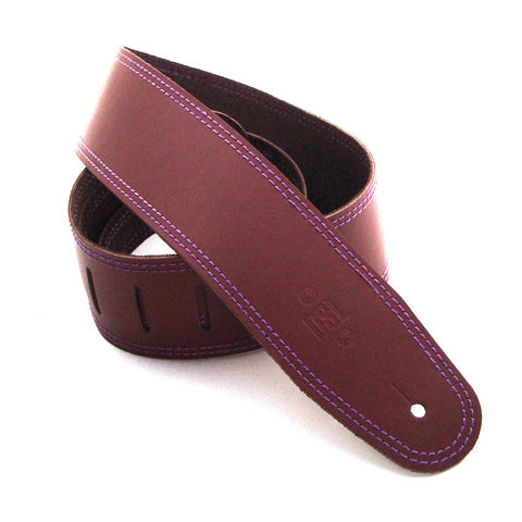 DSL 2.5'' Single Ply Maroon/Purple Stitch Strap 16-9