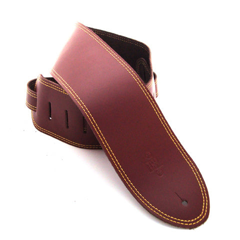 DSL 3.5'' Single Ply Maroon/Yellow Stitch Strap 16-10