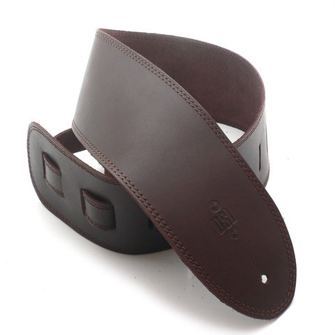 DSL 3.5" Single Ply Saddle Brown Straps Brown Stitch