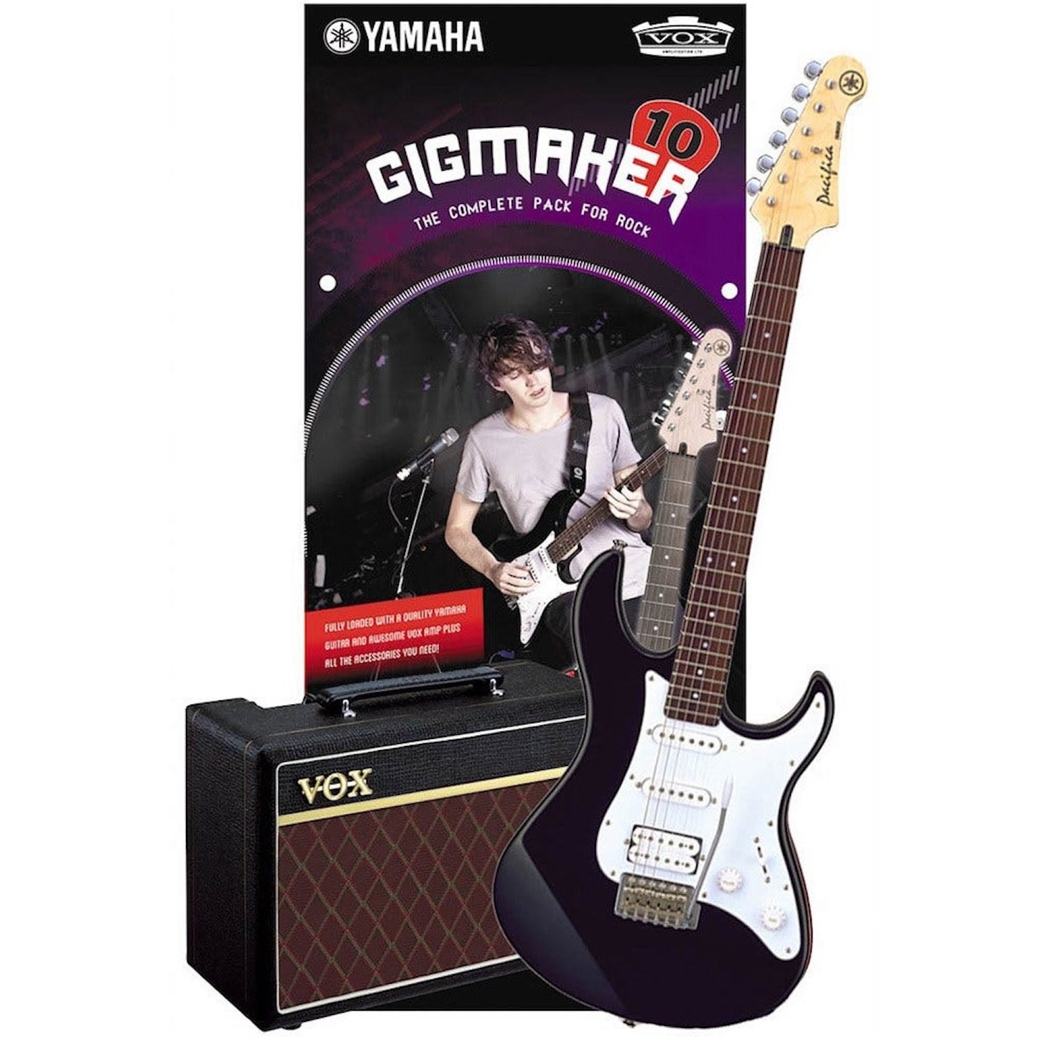 Yamaha GIGMAKER10 BLACK ELECTRIC GUITAR PACK
