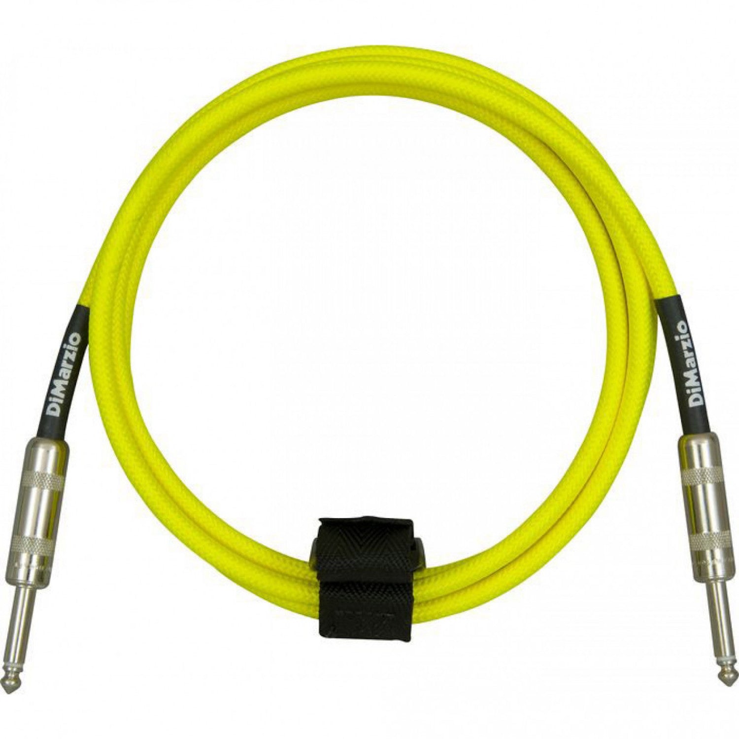 DiMarzio EP1700 Braided Instrument Cables 18-foot Neon Yellow Straight-Straight