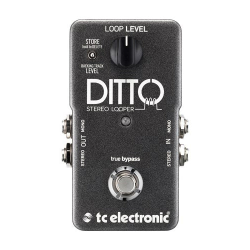 ditto looper guitar pedal TC Electronic Ditto Stereo Looper with Backing Track – Gladesville Guitar Factory