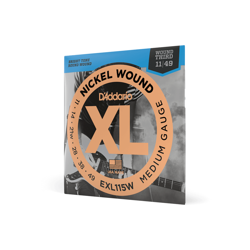 D'Addario EXL Nickel Wound Electric Guitar Strings | Select Gauge