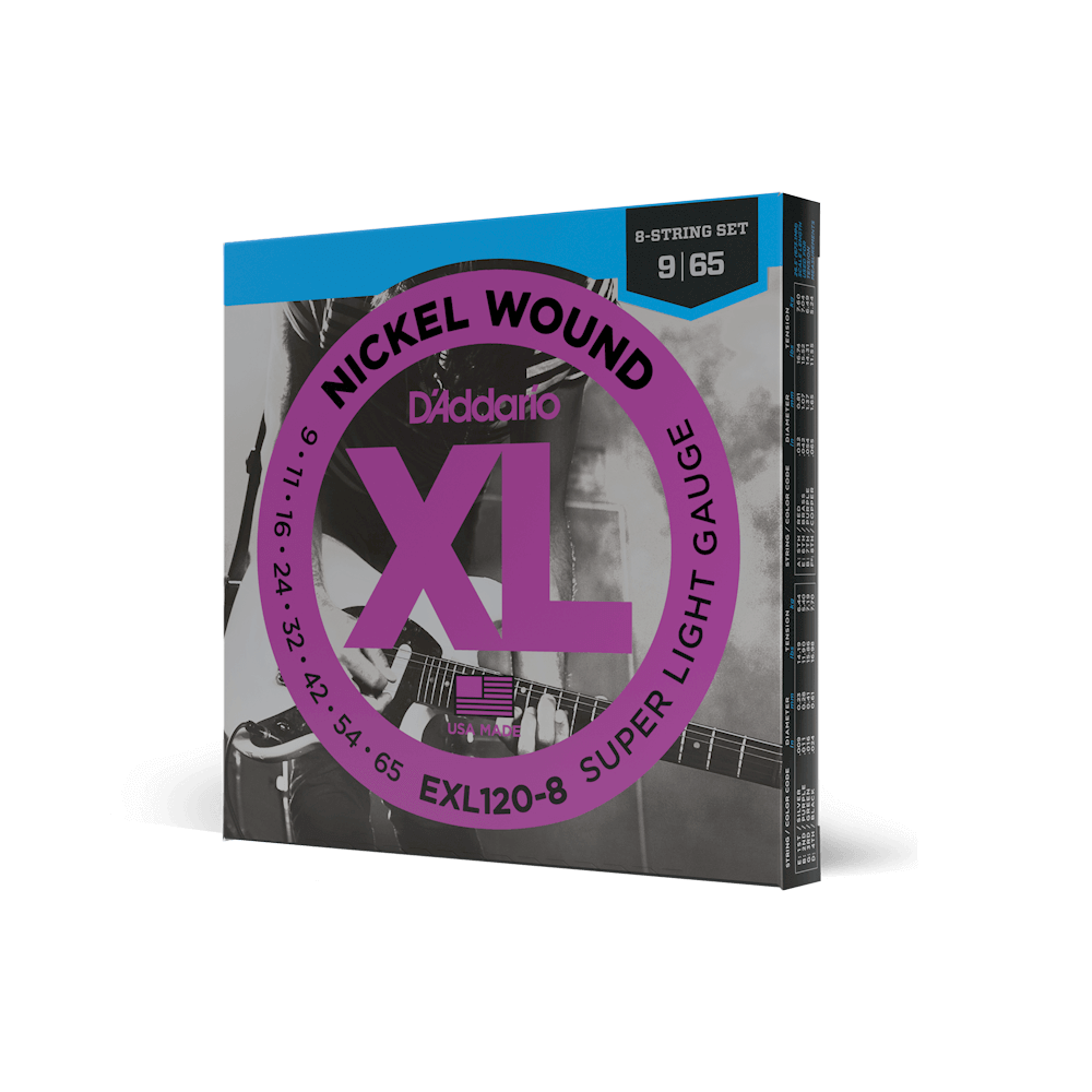 D'Addario EXL Nickel Wound Electric Guitar Strings | Select Gauge
