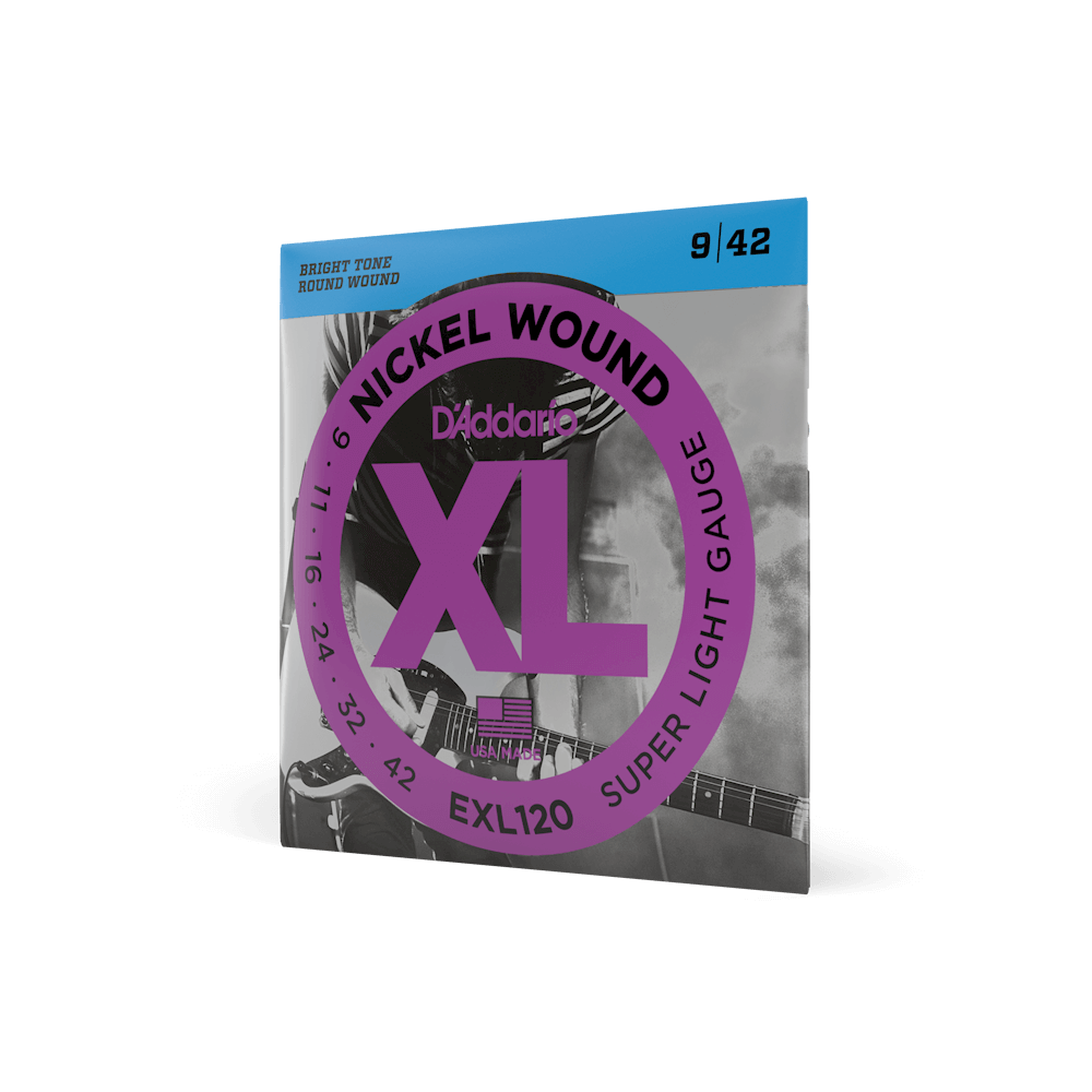 D'Addario EXL Nickel Wound Electric Guitar Strings | Select Gauge