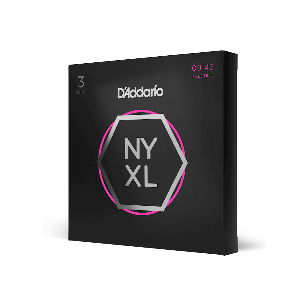 D'Addario NYXL Nickel Wound Electric Guitar Strings | Multipacks