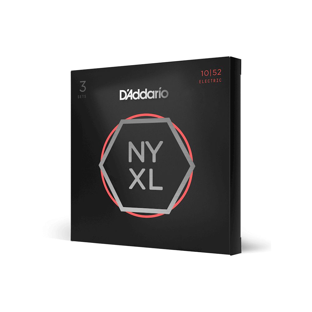 D'Addario NYXL Nickel Wound Electric Guitar Strings | Multipacks