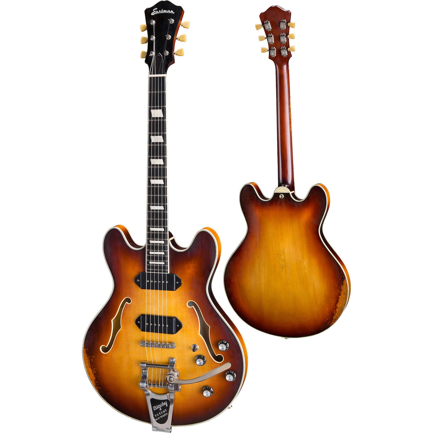 Eastman T64/V-GB Thinline Semi-Hollow Electric