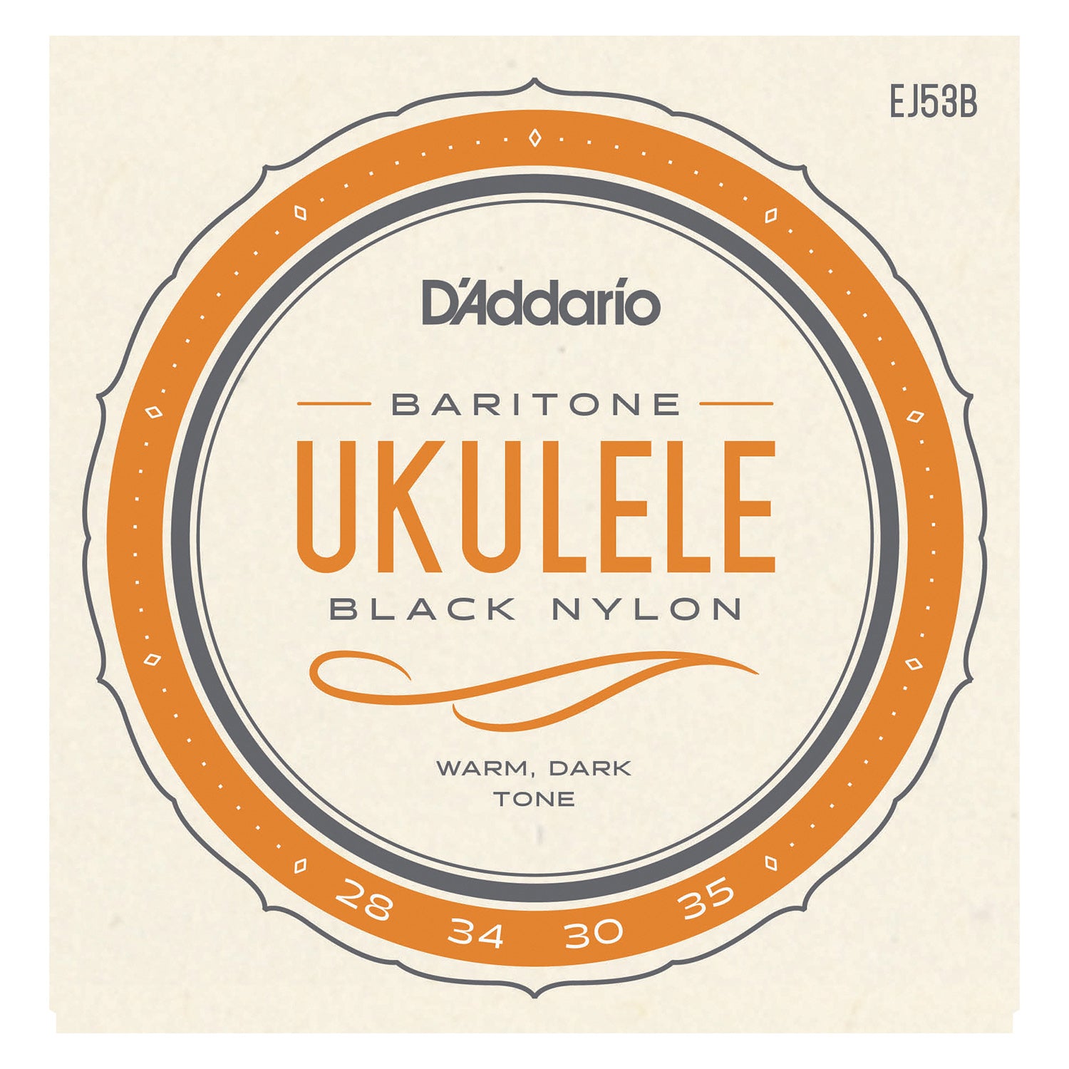 D'Addario EJ53B Pro-Arté Rectified Ukulele Strings, Baritone