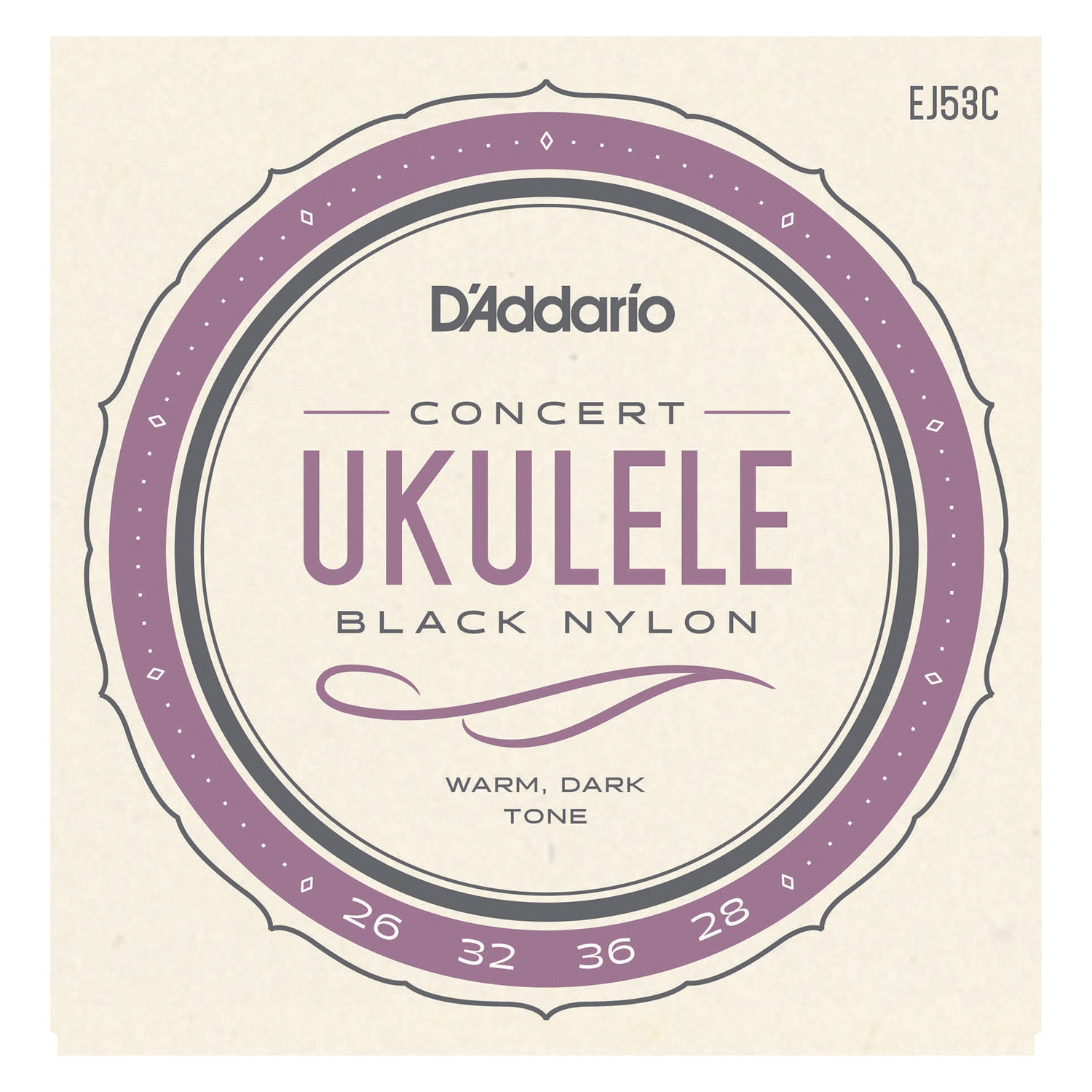 D'Addario EJ53C Pro-Arté Rectified Ukulele Strings, Hawaiian-Concert