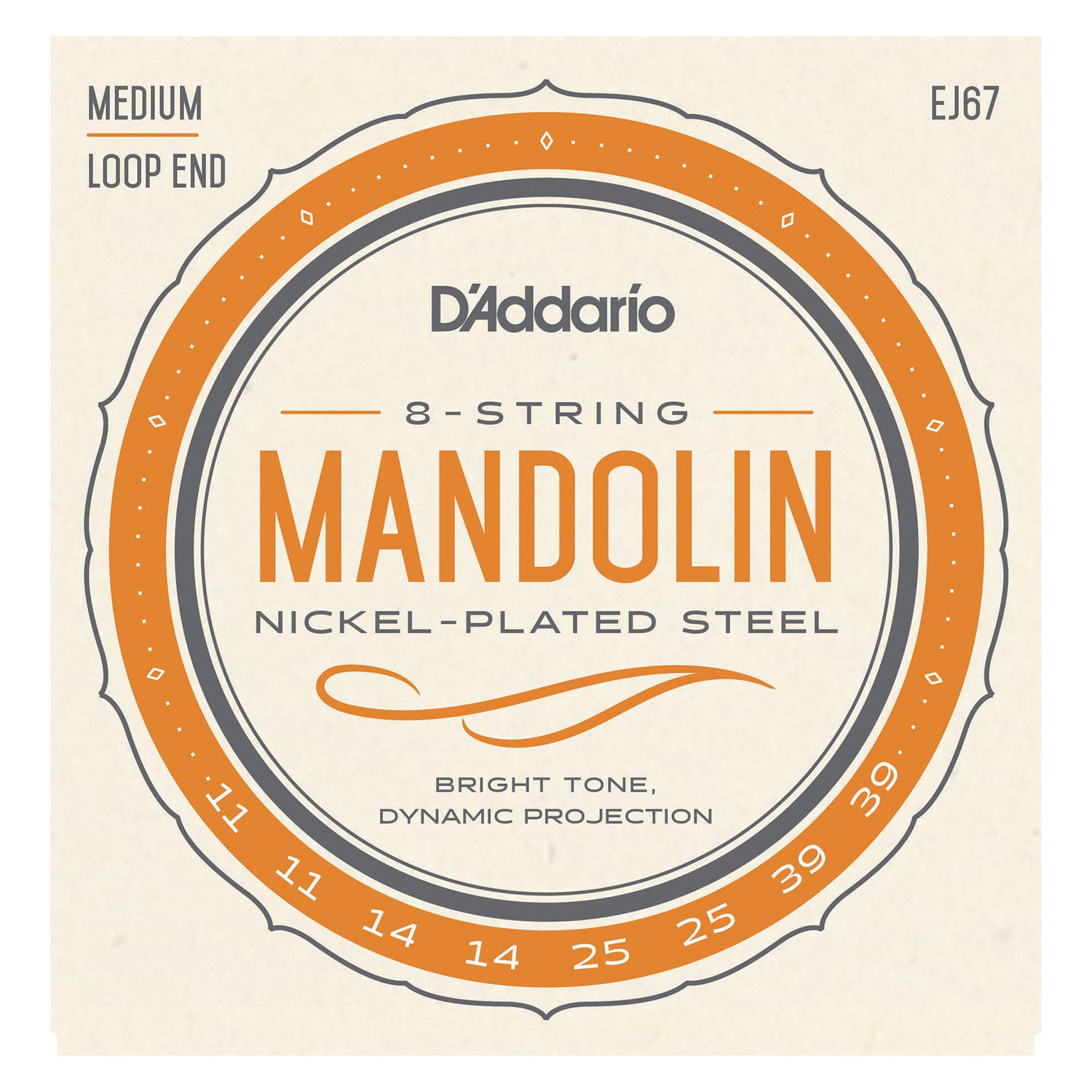 D'Addario EJ67 Nickel Mandolin Strings