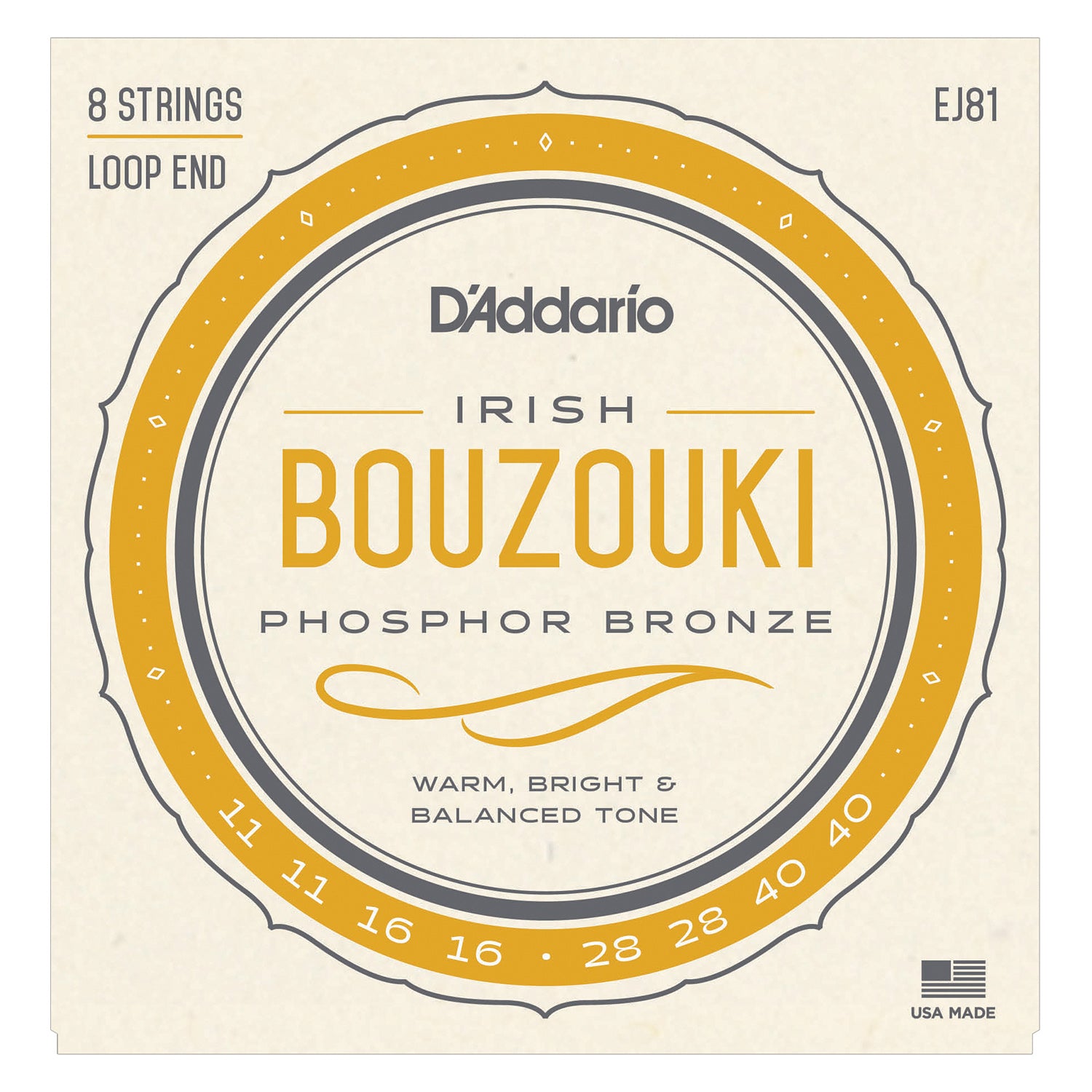 D'Addario EJ81 Irish Bouzouki Strings
