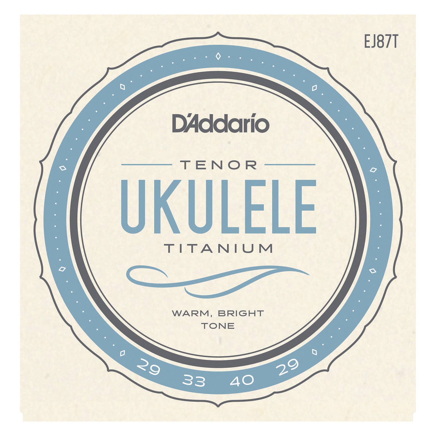 D'Addario EJ87T Titanium Ukulele Strings, Tenor