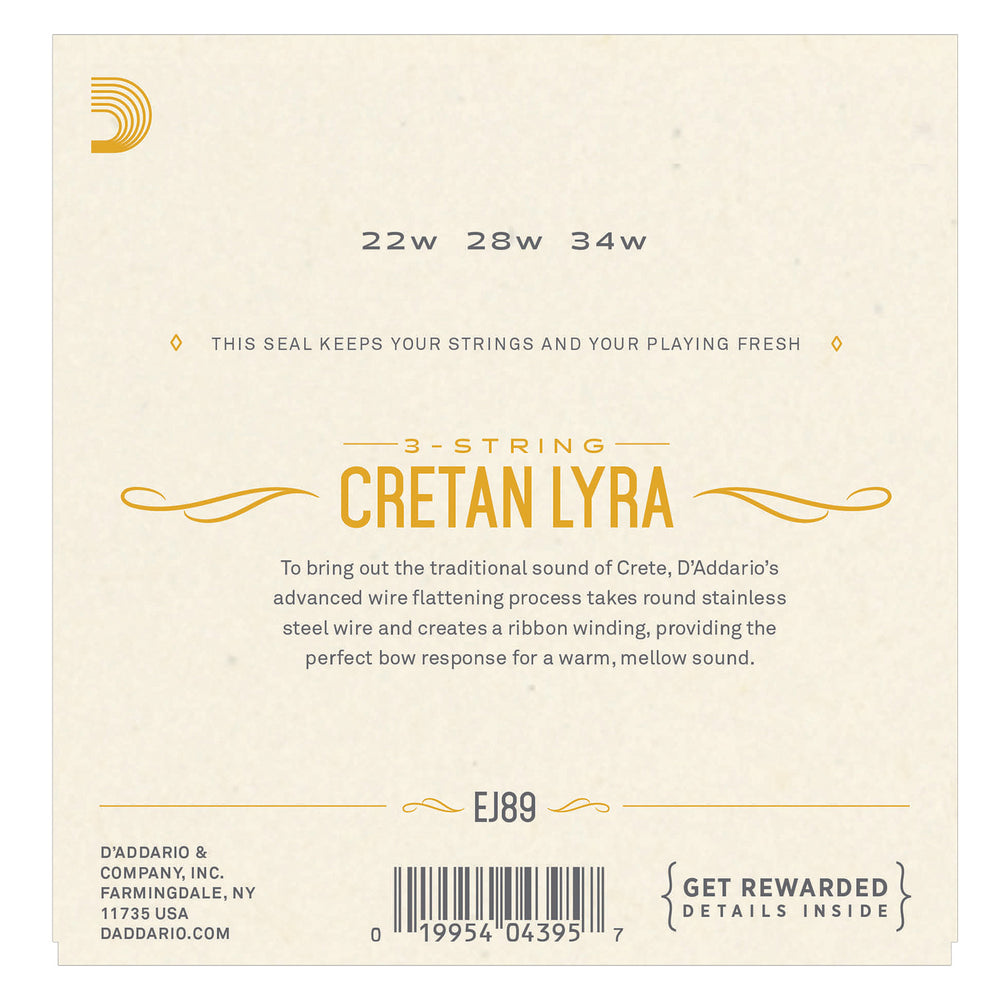 D'Addario EJ89 Cretan Lyra
