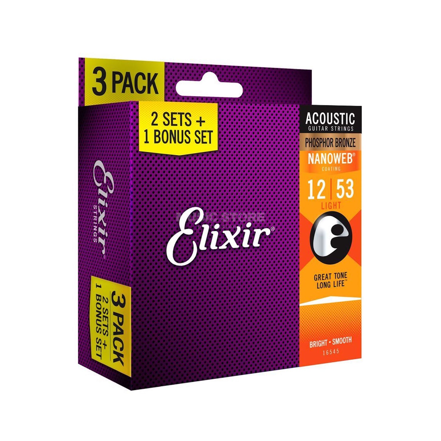 Elixir Acoustic Phosphor Bronze With Nanoweb | Multipacks
