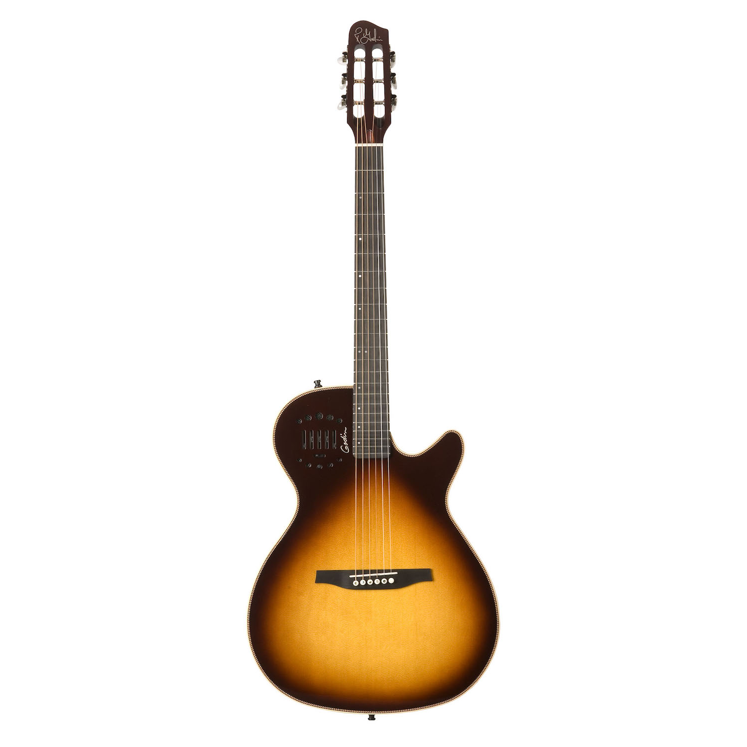 Godin Multiac Steel Duet Ambiance Sunburst