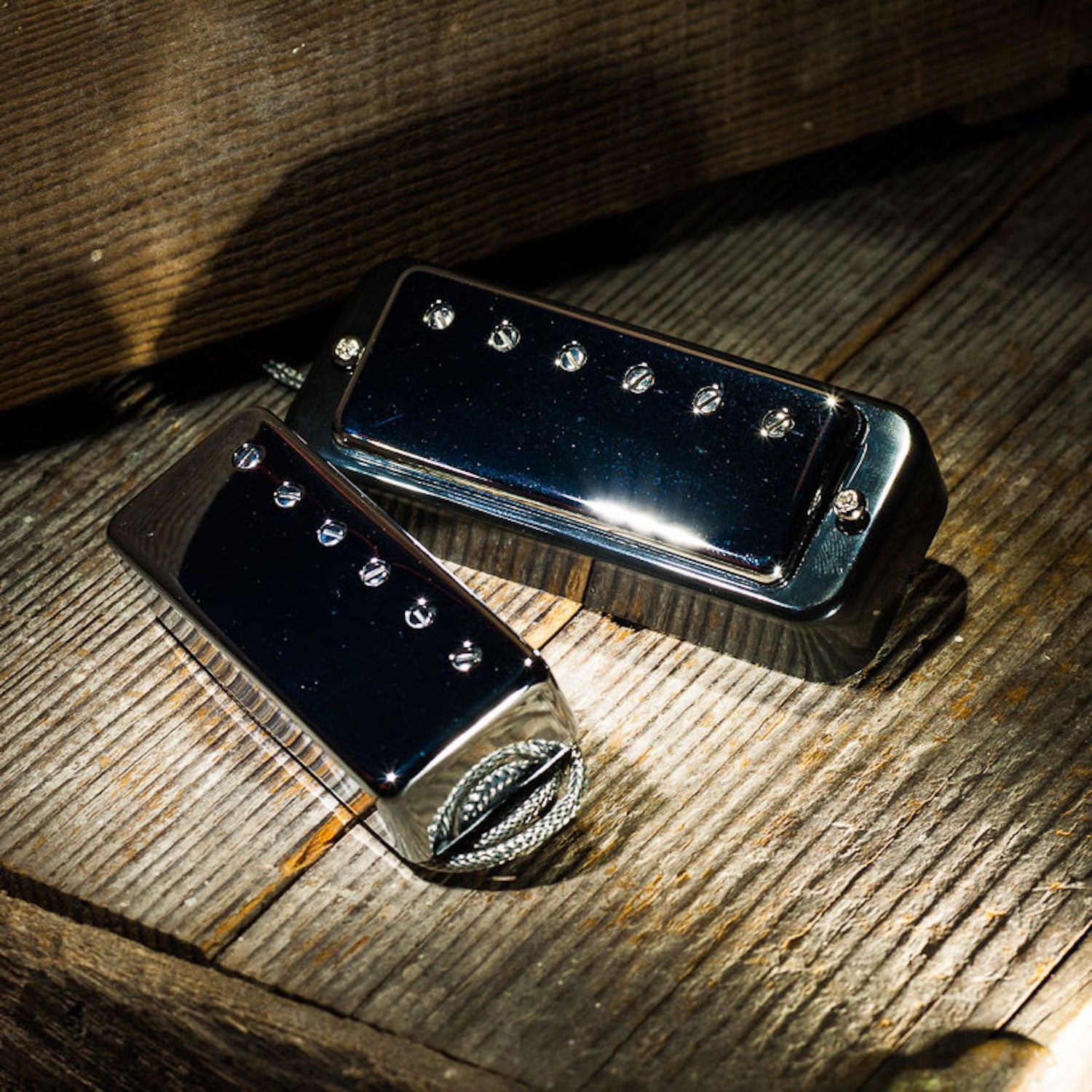 Lollar Mini Humbuckers Nickel 2-Pickup Set Cream Ring