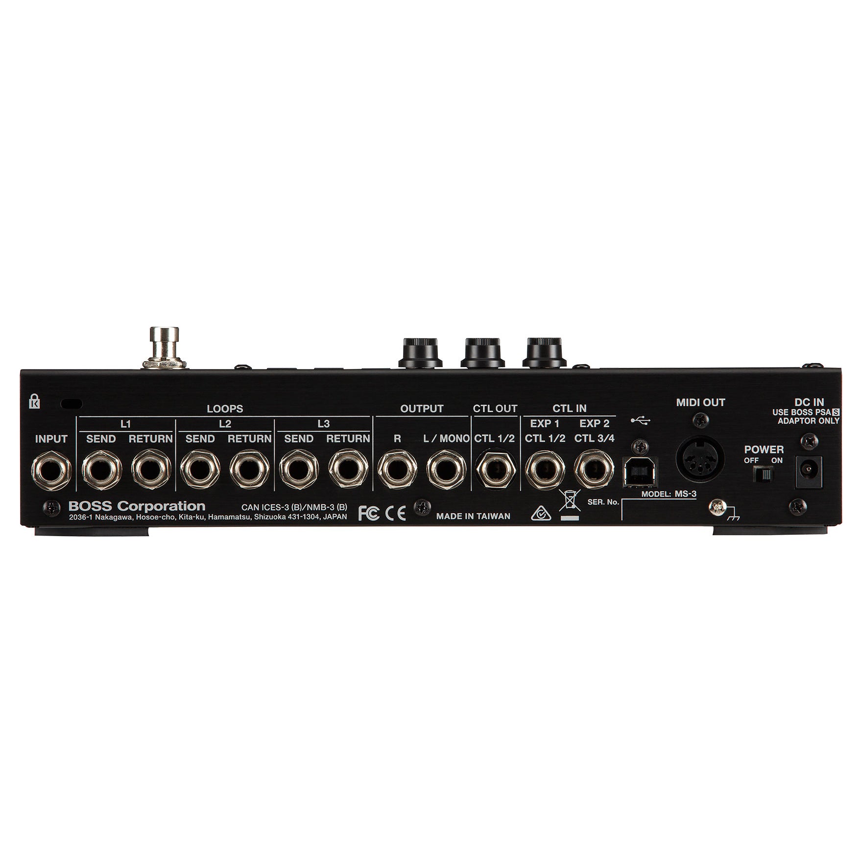 Boss MS3 FX Pedal