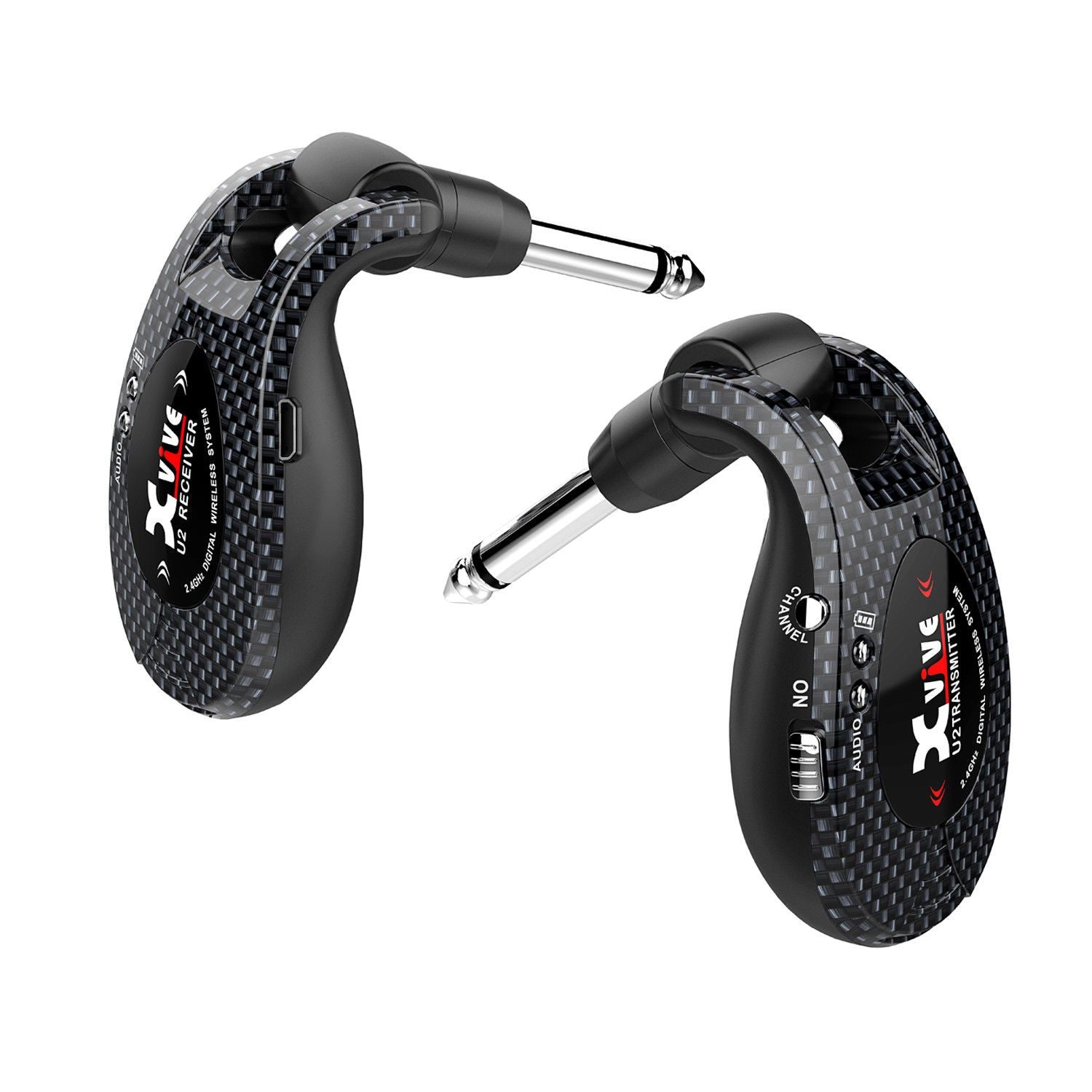 Xvive U2 Guitar Wireless System 2.4GHZ Carbon Fibre