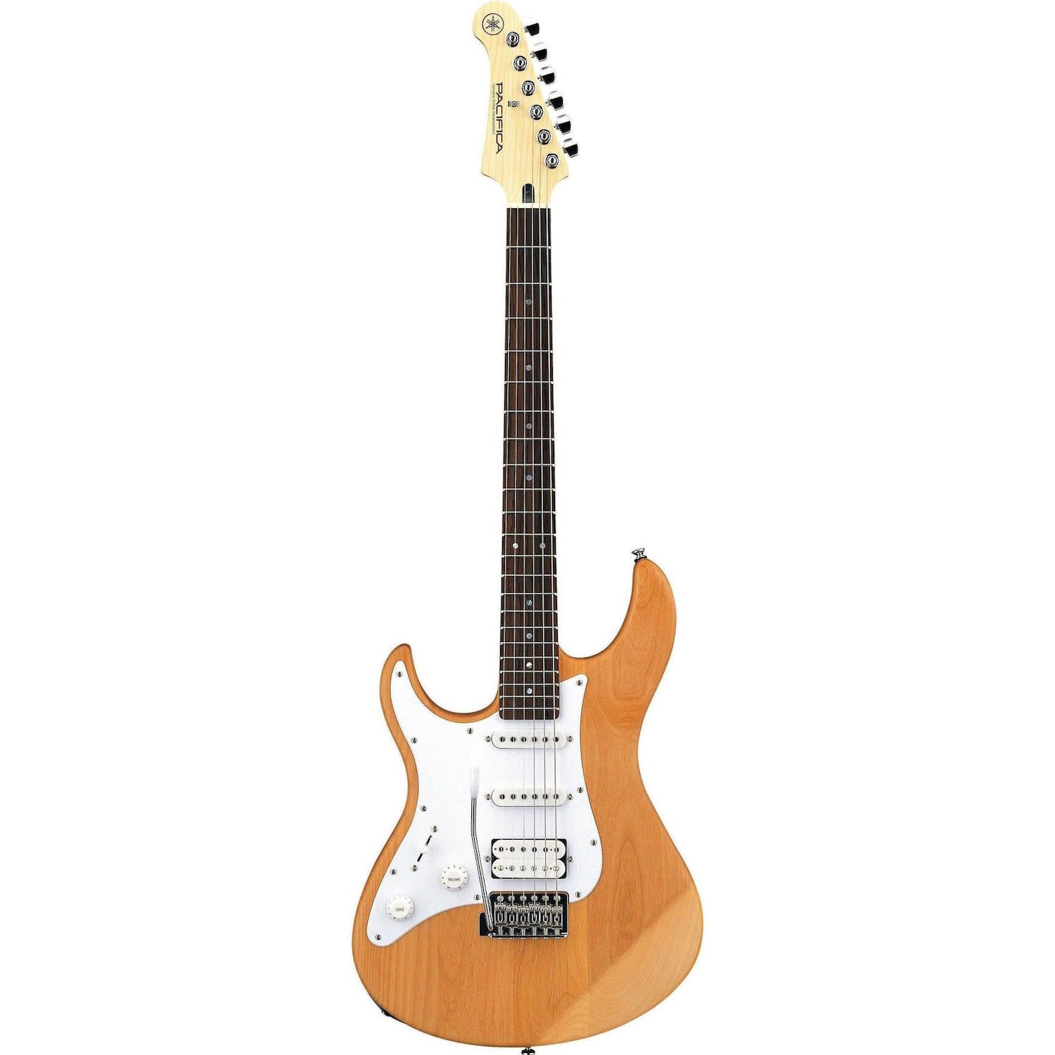 Yamaha PACIFICA 112JL LEFT-HAND Yellow Natural Satin Electric
