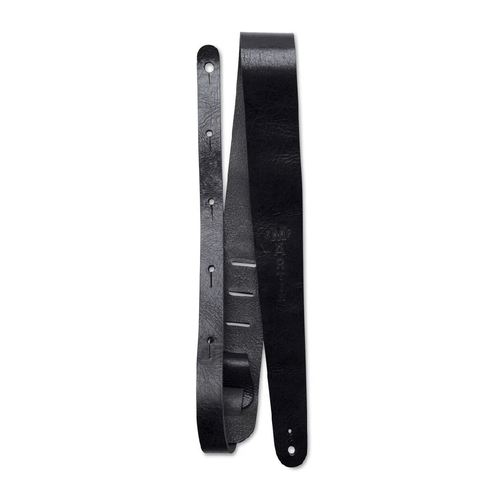 Martin Strap Vintage Leather Belt Black