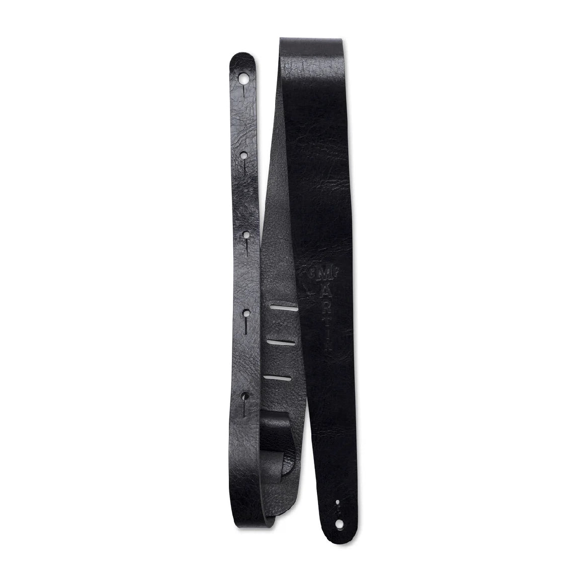 Martin Strap Vintage Leather Belt Black