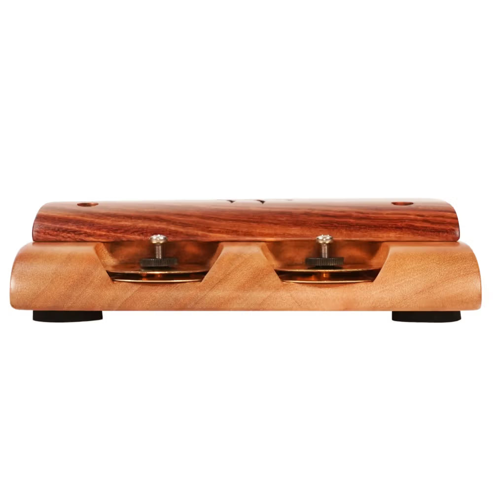 Wild Dog Drop Bear Stomp Box w/ Brass Jingles - Camphor Laurel