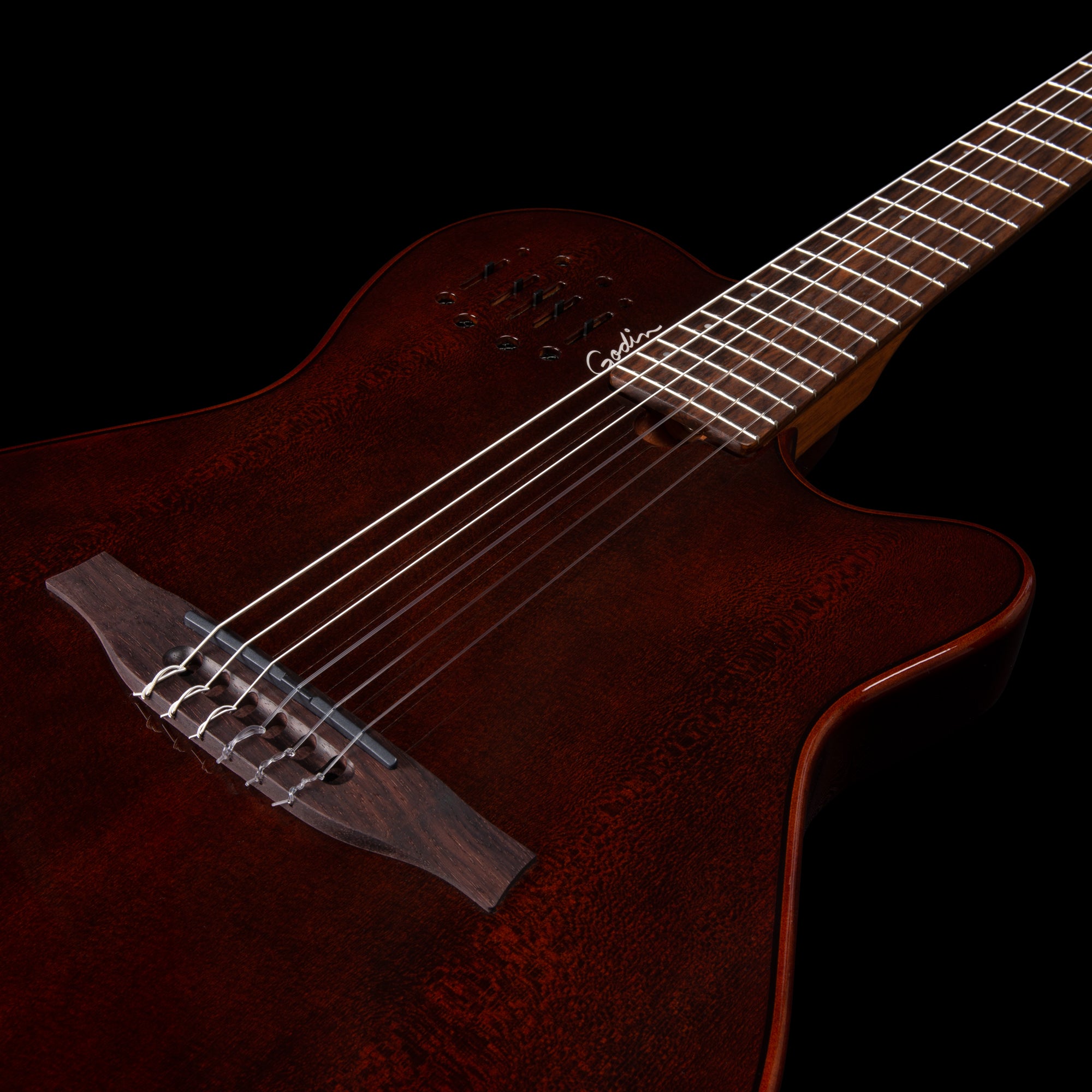 Godin Multiac Mundial Kanyon Burst Classical Guitar w/Gig Bag