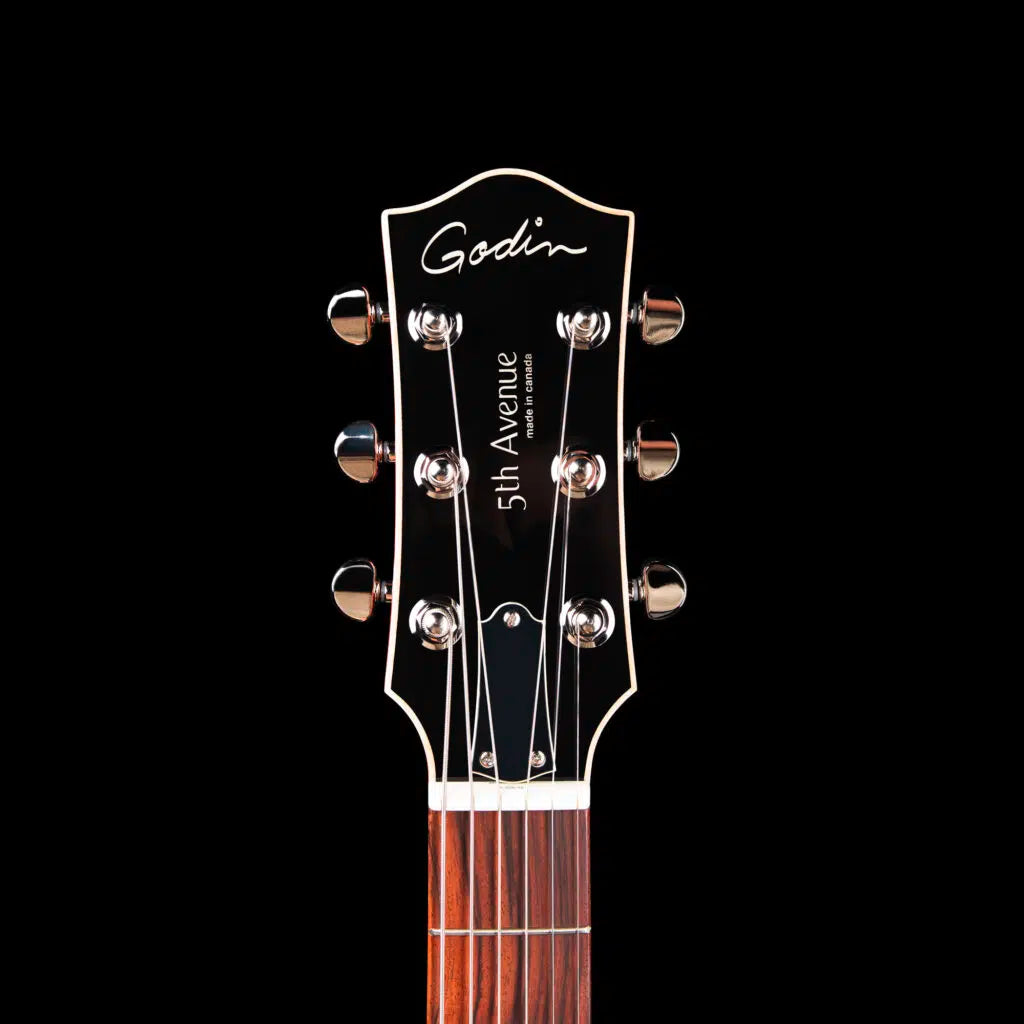 Godin 5th Ave CW Kingpin 2 Vintage Burst Archtop Electric Guitar w/Bag