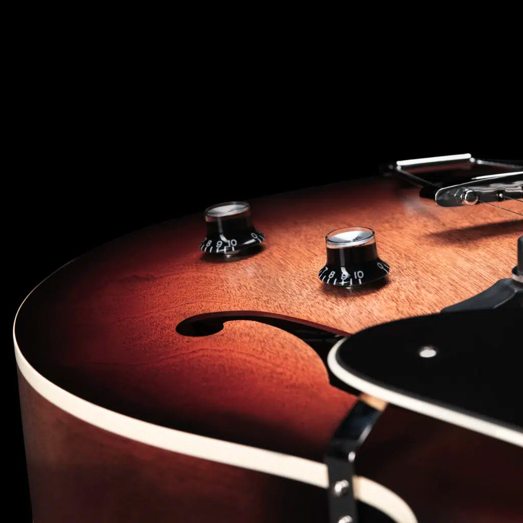 Godin 5th Ave CW Kingpin 2 Vintage Burst Archtop Electric Guitar w/Bag
