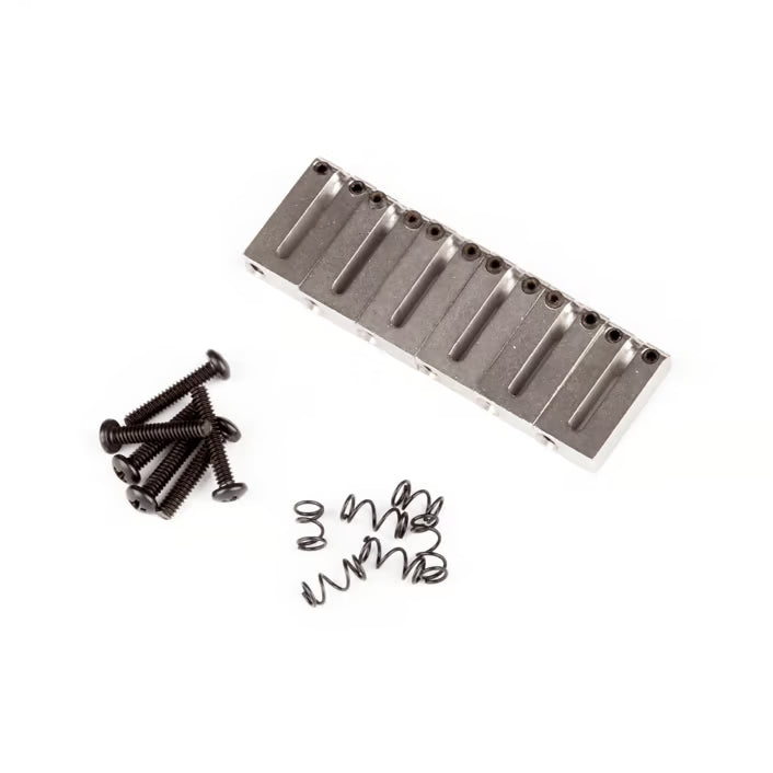 Fender Bridge Saddles American Series Strat/Tele Cast Type Set 6 With Screws/Springs