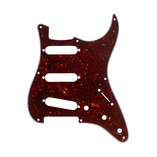 Fender Pickguard, Stratocaster® S/S/S, 11-Hole Mount, Tortoise Shell, 4-Ply