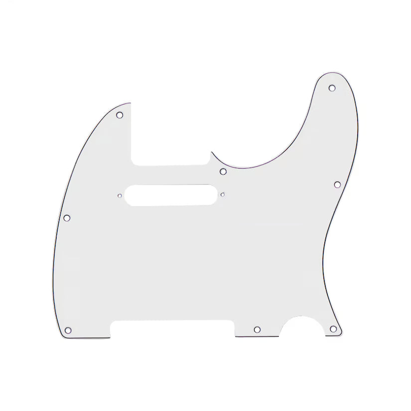 Fender American 8-Hole Mount 3-Ply White Telecaster Pickguard