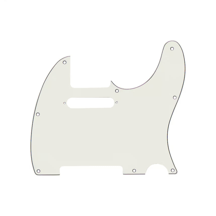 Fender American 8-Hole Mount 3-Ply Parchment Telecaster Pickguard