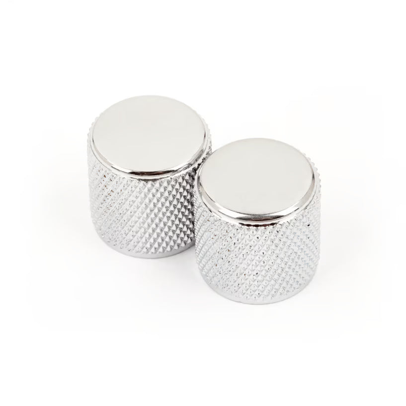 Fender Telecaster®/Precision Bass® Knobs, Knurled Chrome (2)