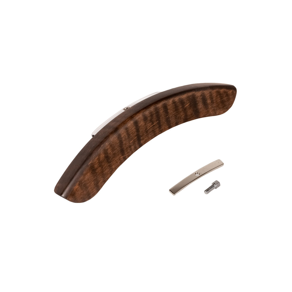 Gold Tone Curly Maple Banjo Armrest Satin