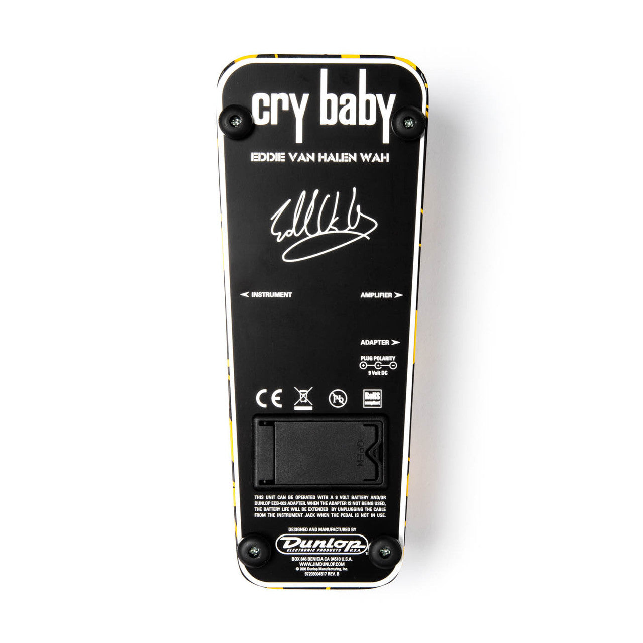 Dunlop EVH95 Eddie Van Halen EVH Signature Crybaby Wah