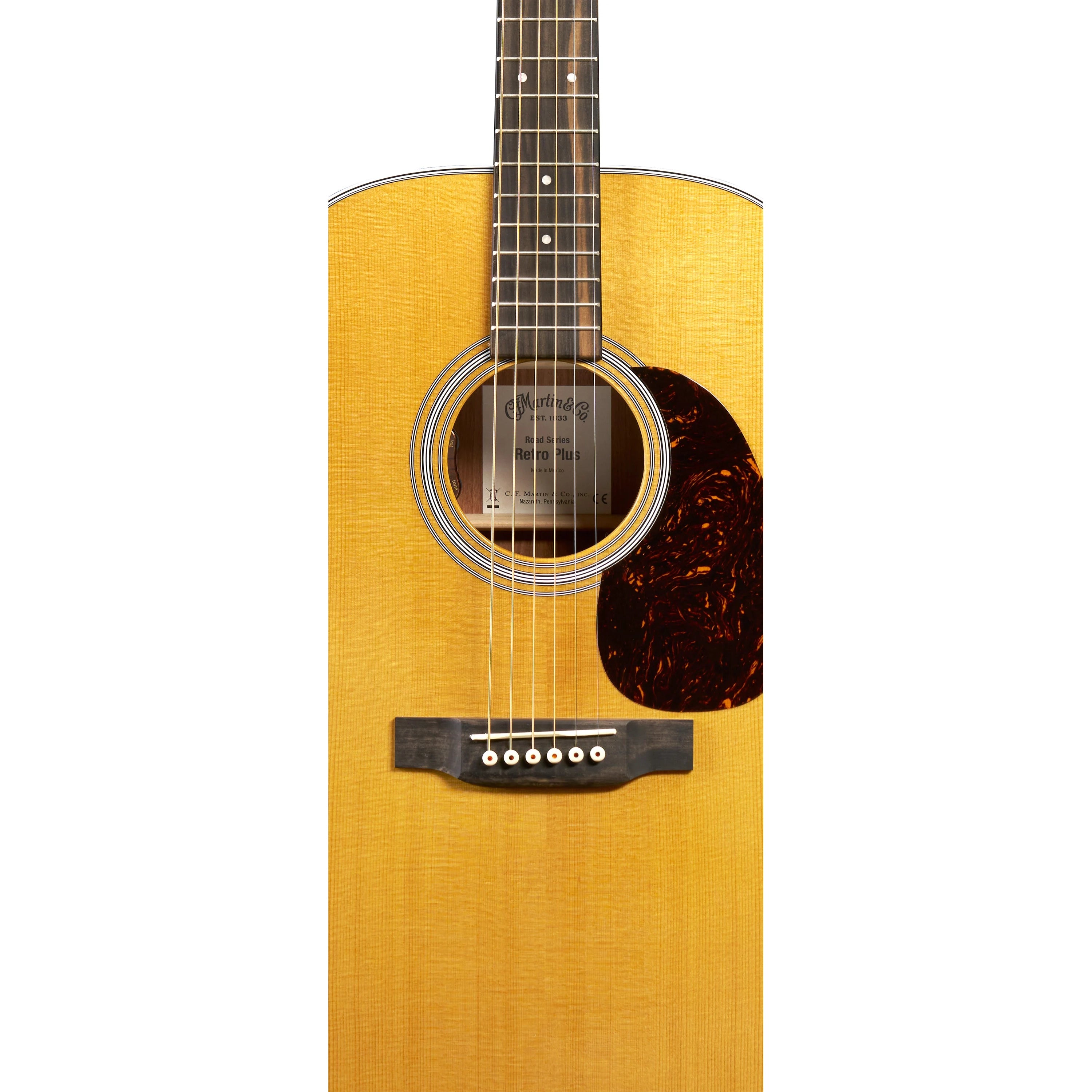 Martin DE Retro Plus Granadillo Road Series Dreadnought Acoustic Guitar w/Bag