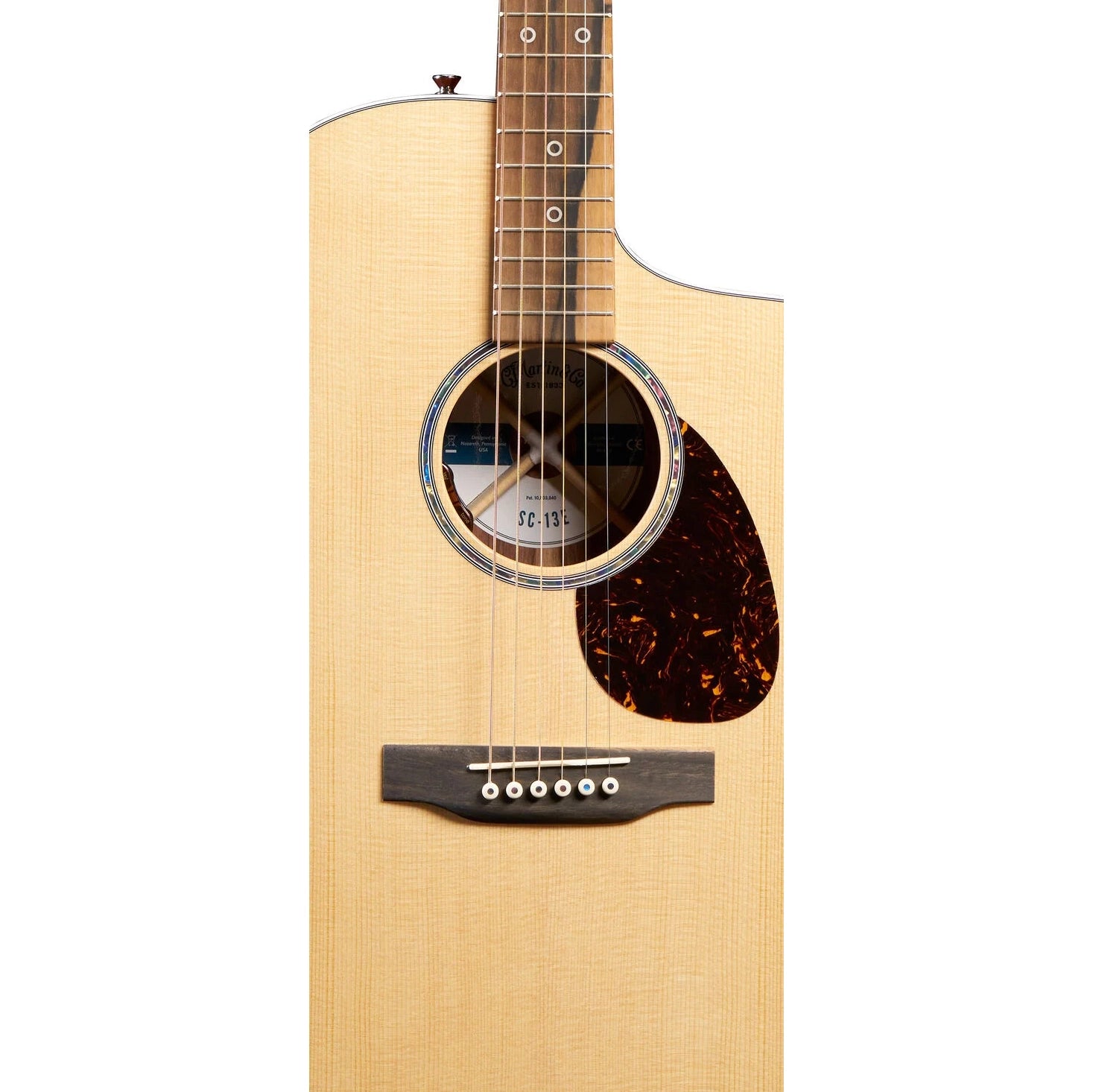 Martin SC-13E Modern Acoustic-Electric Guitar