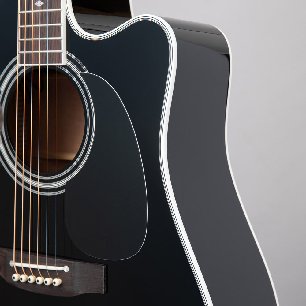 Takamine EF341SC Dreadnought Acoustic Electric Guitar Black