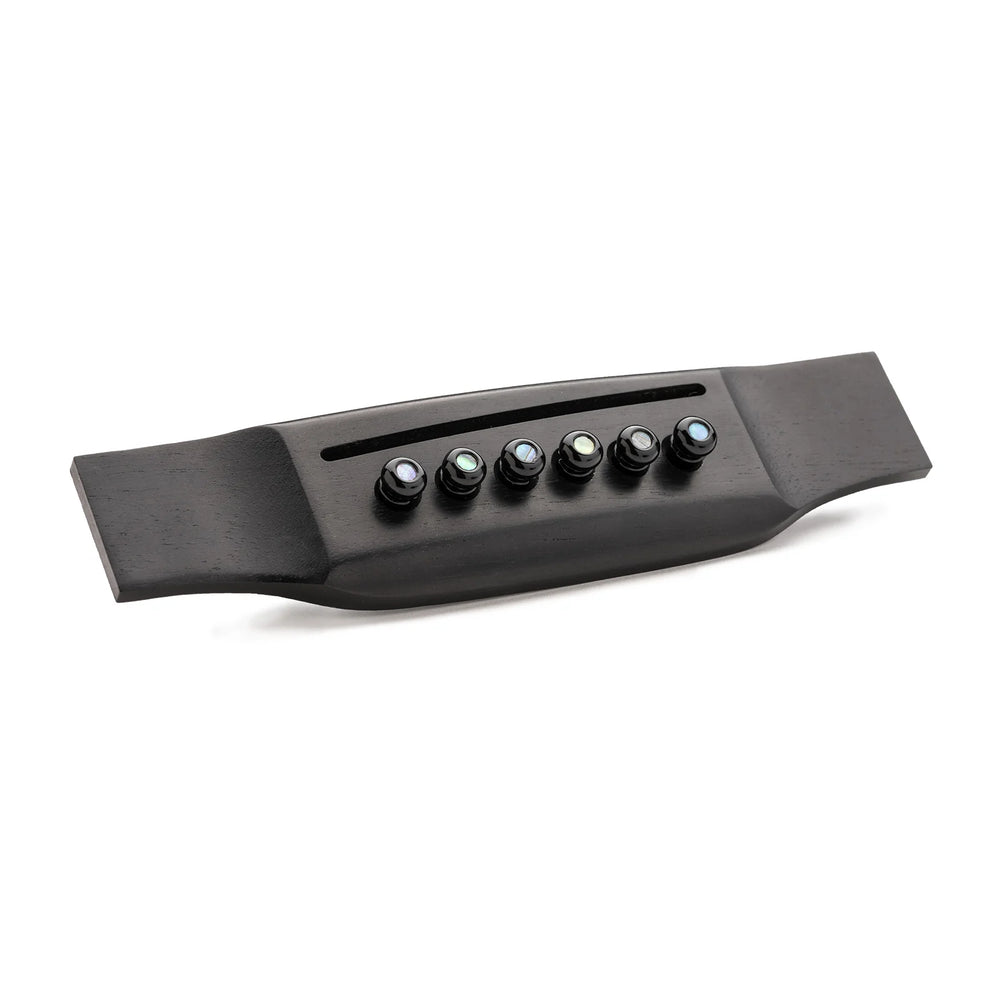 Martin Luxe Liquid Metal Bridge Pin Set Gloss Black Pearl Dot Set of 6