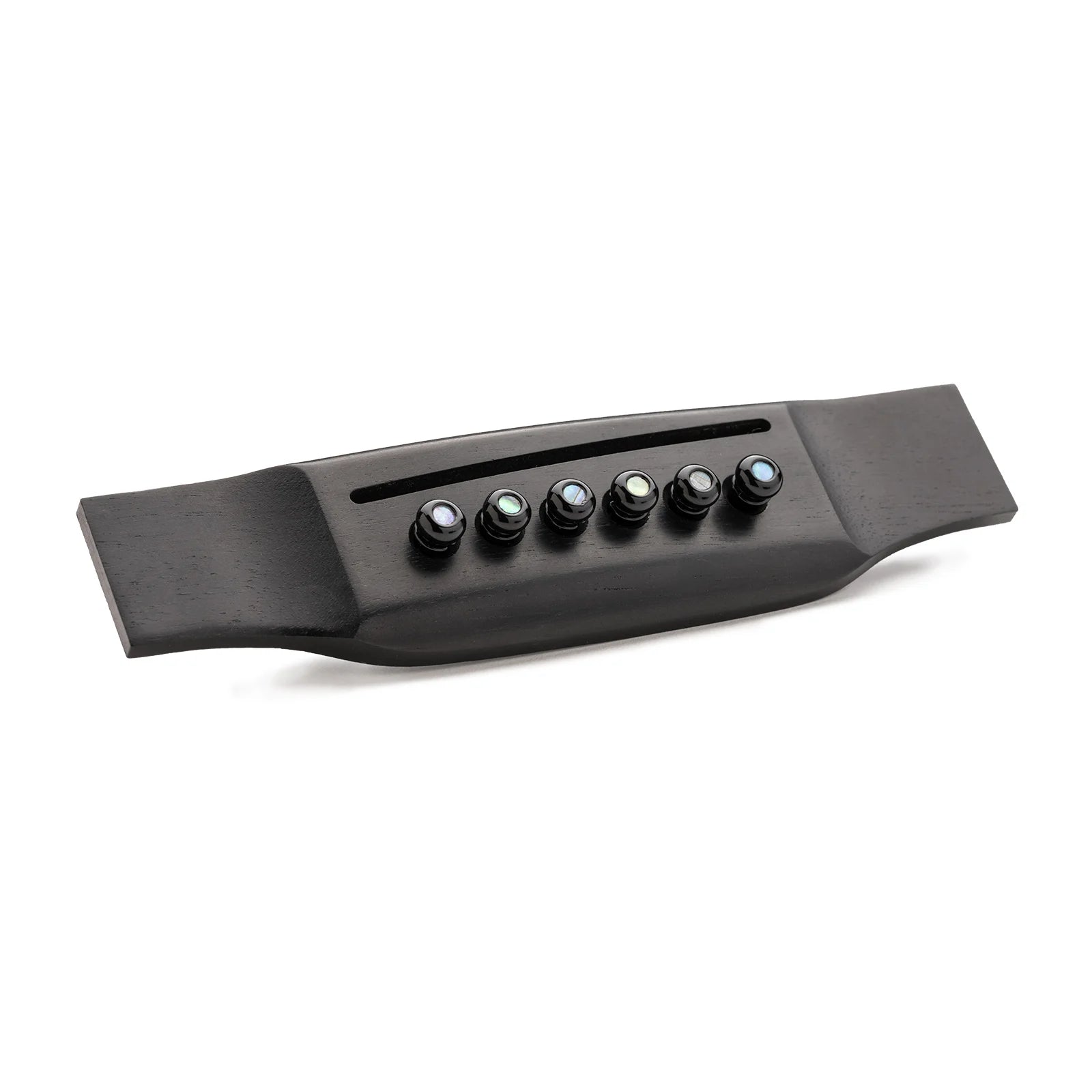 Martin Luxe Liquid Metal Bridge Pin Set Gloss Black Pearl Dot Set of 6