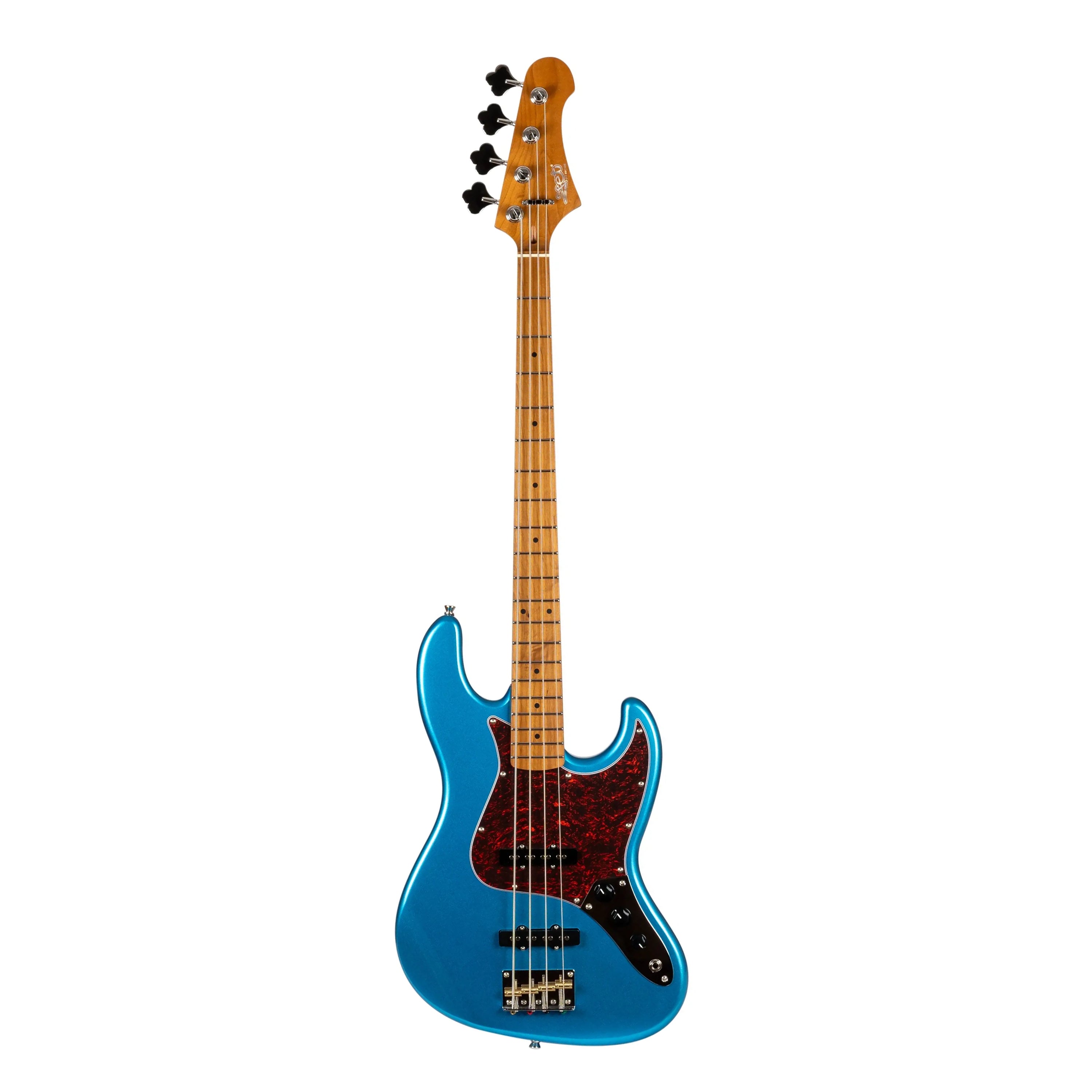 Jet JJB-300-LPB HH, Roasted Maple, Lake Placid Blue Electric J-Bass
