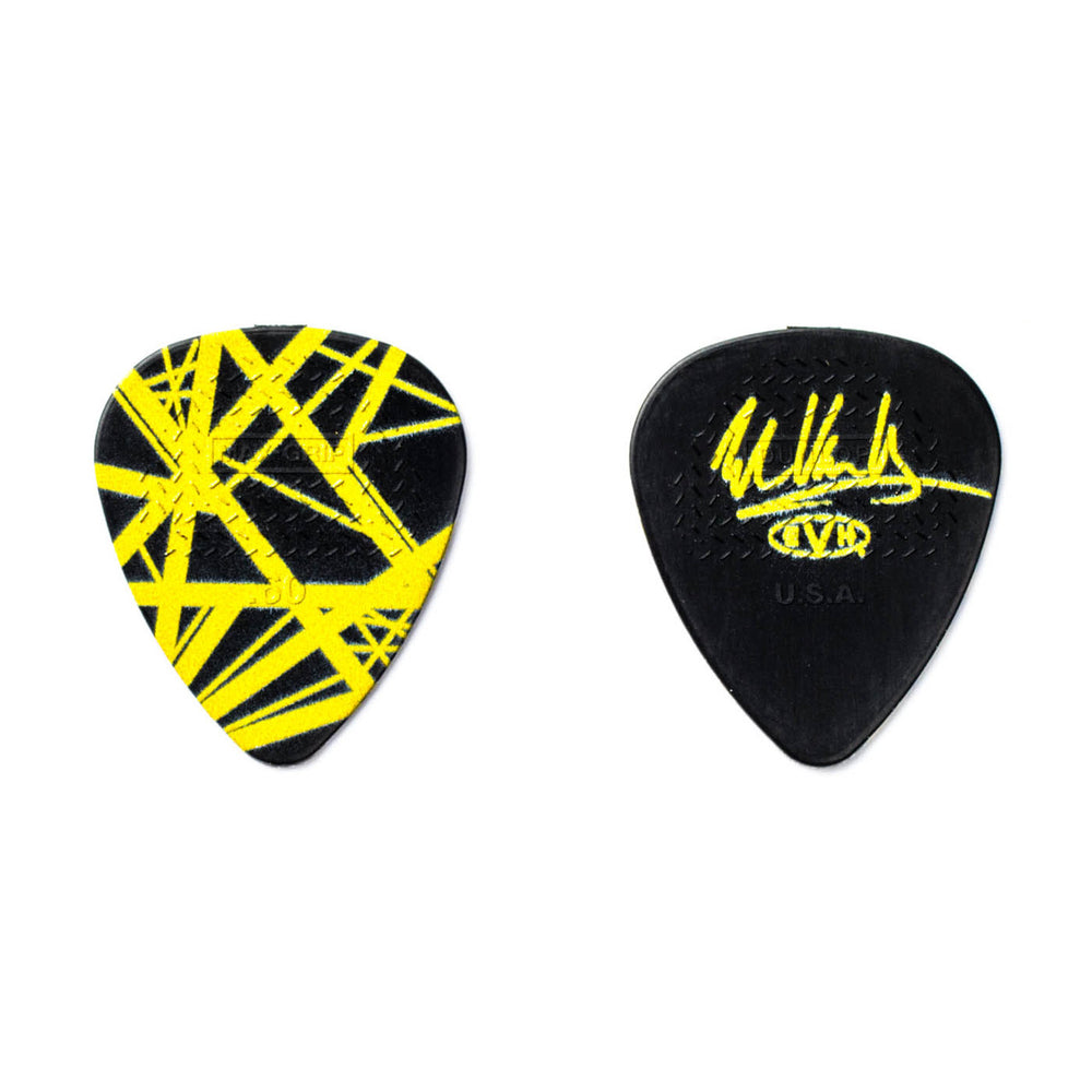 Dunlop JT152 EVH VHII Pick Tin Frankenstein Yellow