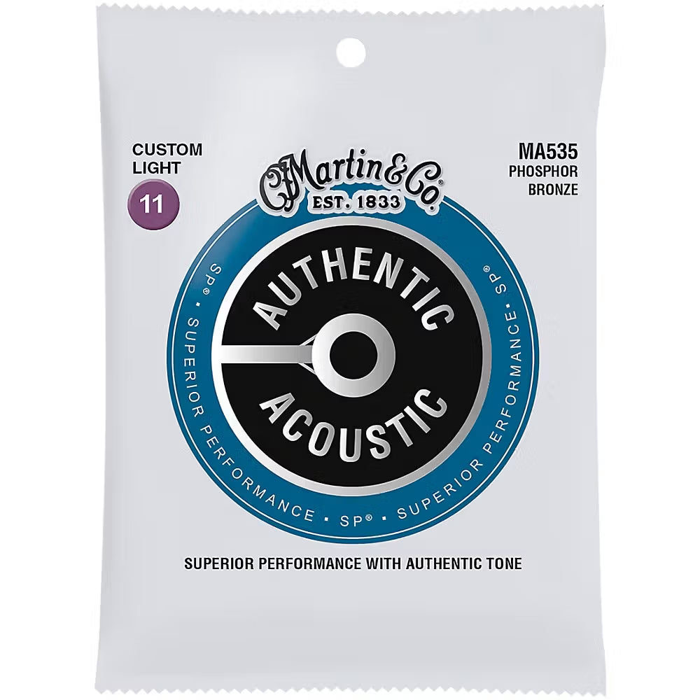 Martin Authentic Acoustic SP Phosphor Bronze Strings | Select Gauge